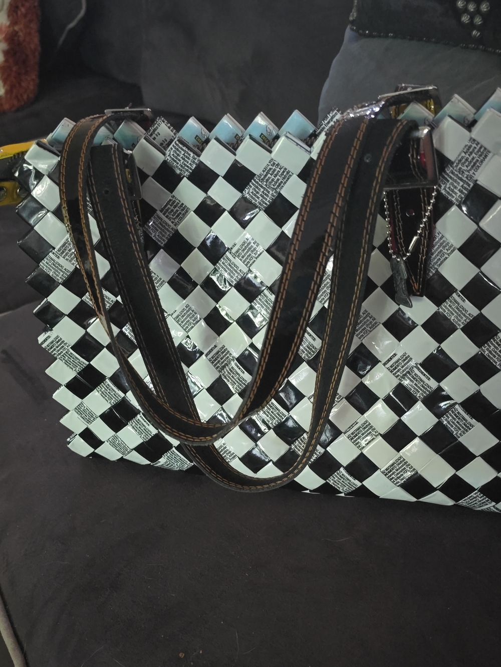 Nahui Ollin Recycled Paper Hand Bag